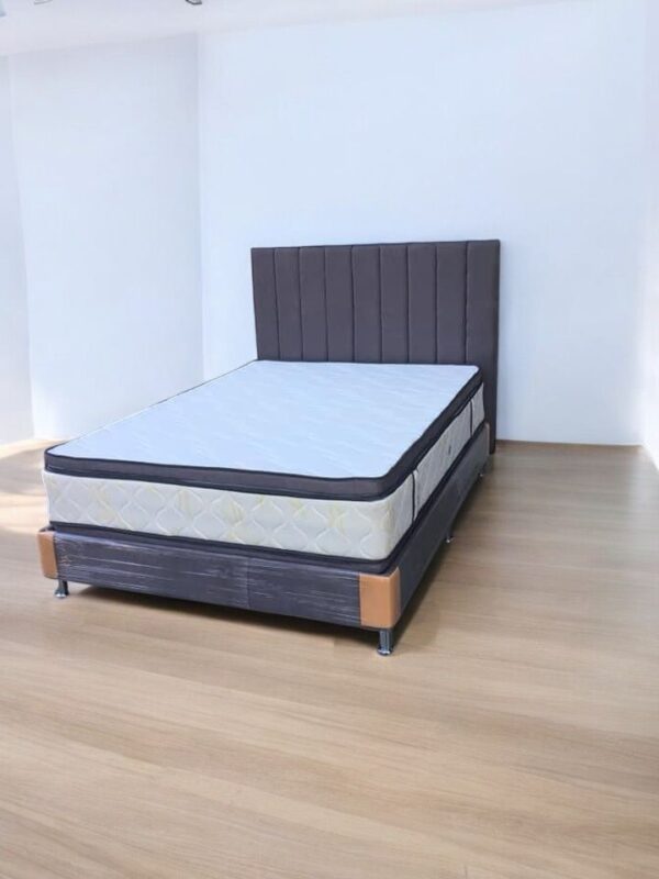 Combo colchón, base cama y espaldar